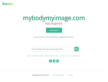 Tablet Screenshot of mybodymyimage.com